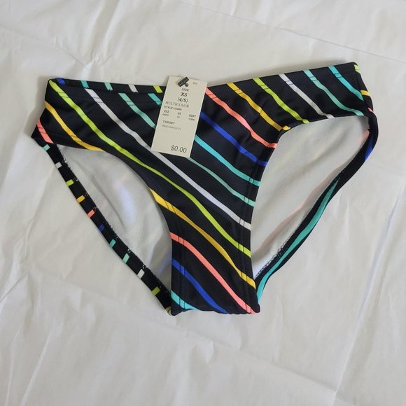 Girls'  3pc Bikini Set with Short- art class Multicolor - Picture 3 of 5